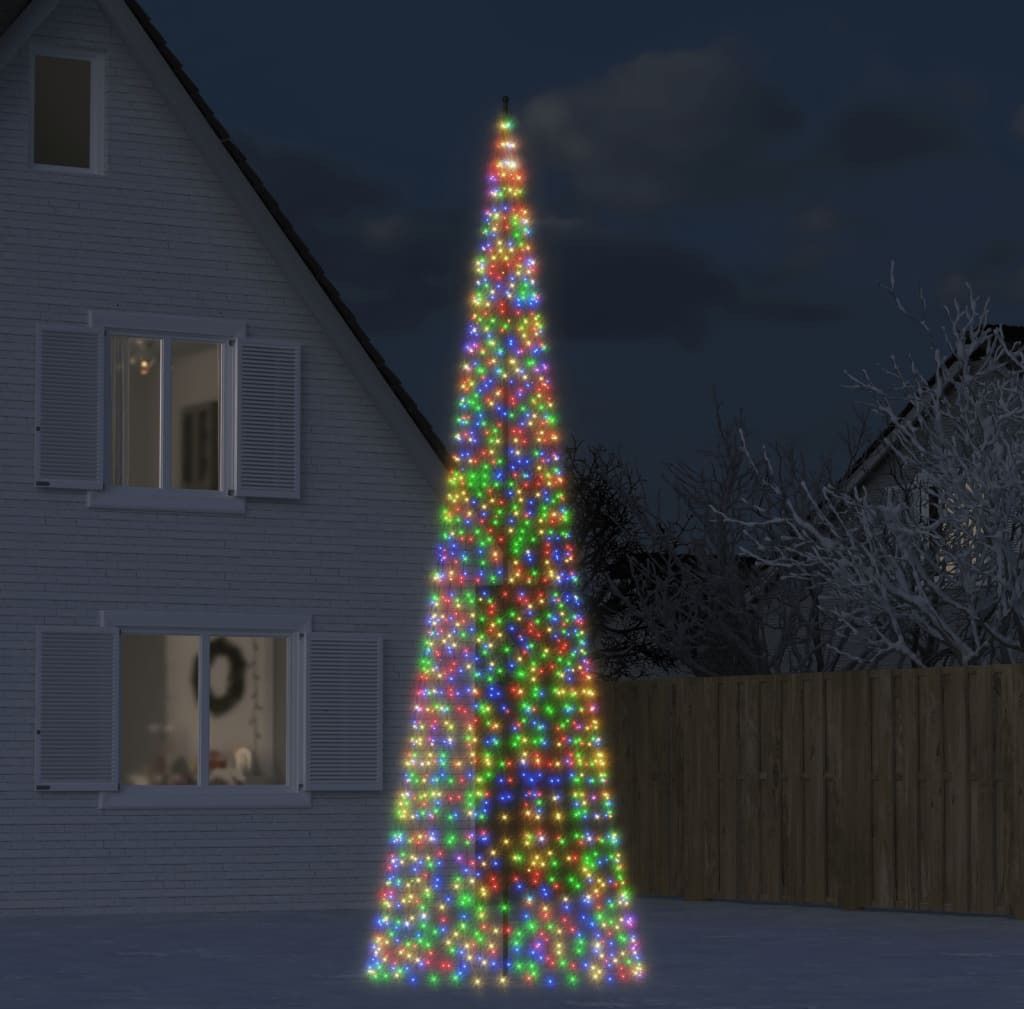 LEDWeihnachtsbaum für Fahnenmast 1534 LEDs Kaufland.de