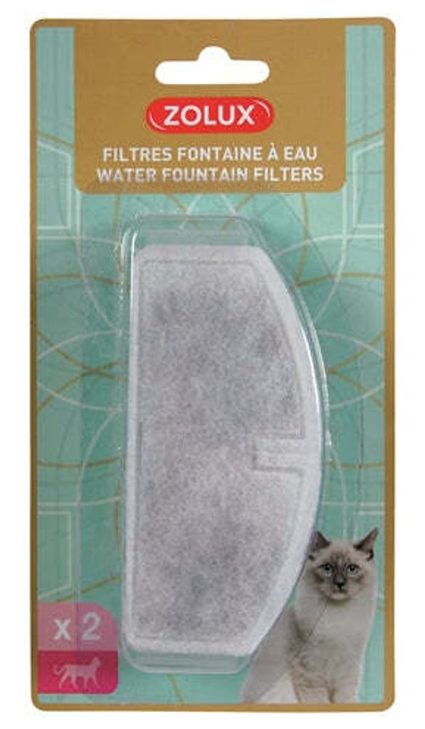 Filtro per fontana d'acqua 2 pezzi Zolux Immagine del prodotto 