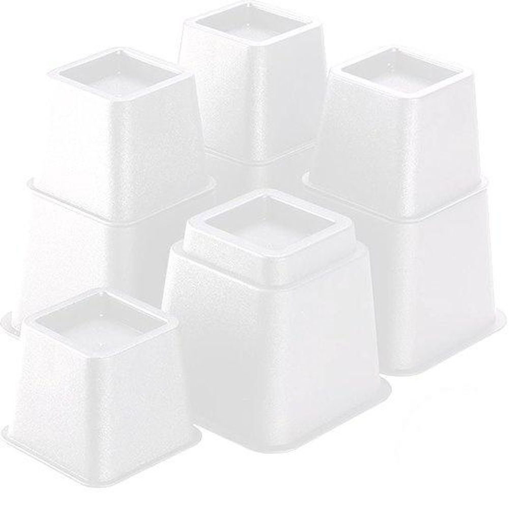 JustValue Sada podložiek pod nábytok Biela – 8/13/20 cm – Obrázok produktu 