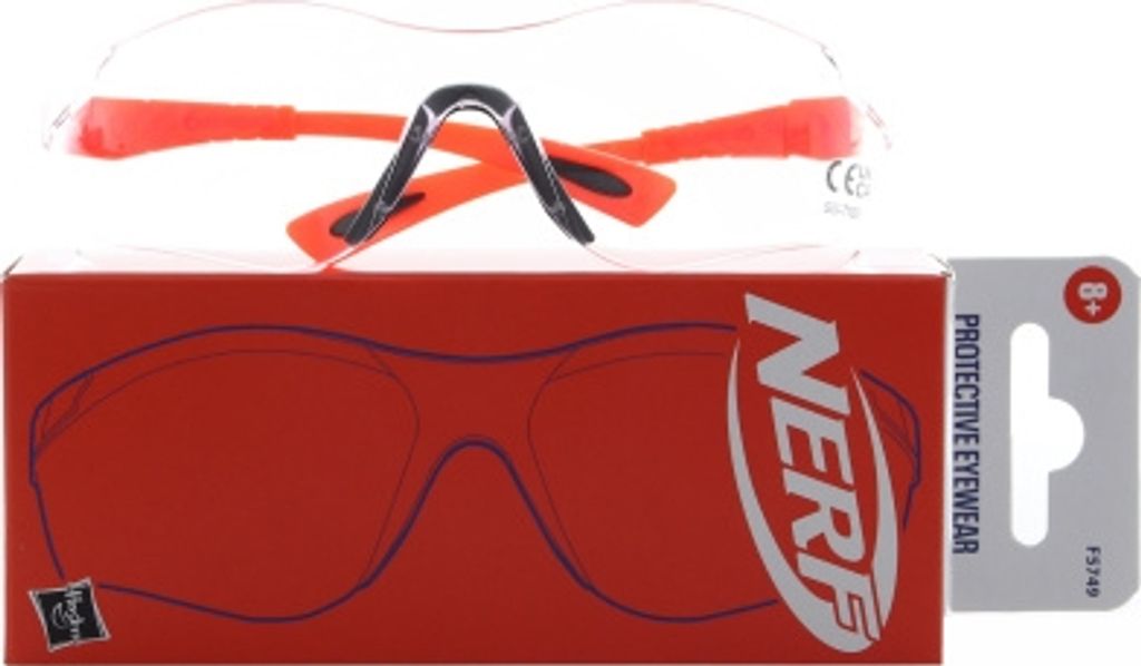 Offizielle Nerf Schutzbrille mit verstellbaren Bügeln