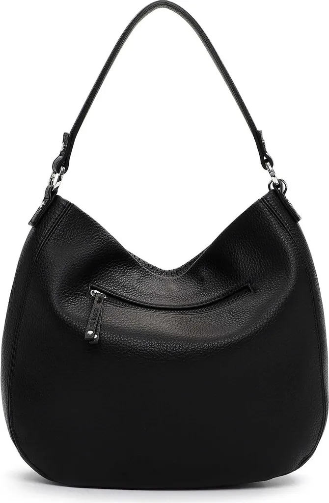 SURI FREY sac à épaule Cilly Bucket Bag Black noir en cuir synthétique