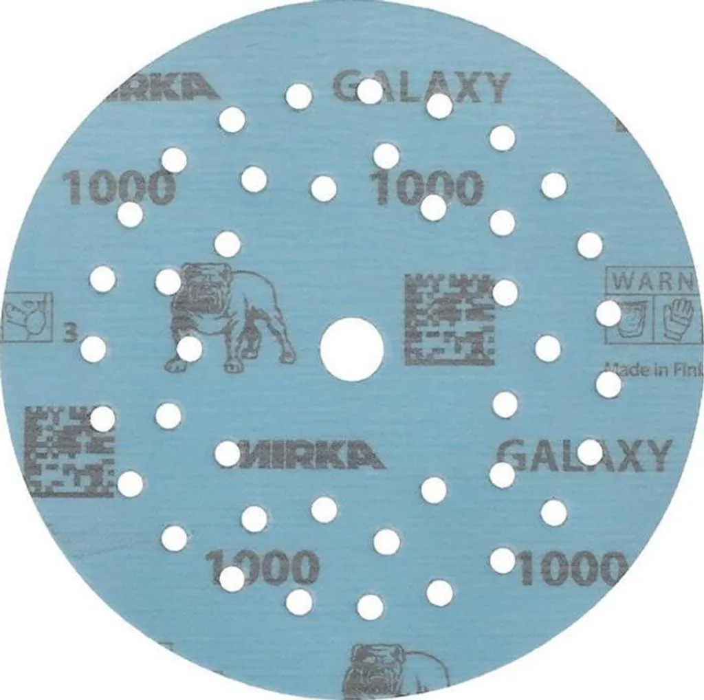 Disco di levigatura adesivo GALAXY Grip Multifit 125mm K.1000 f.HO/metallo/vernice/cu.