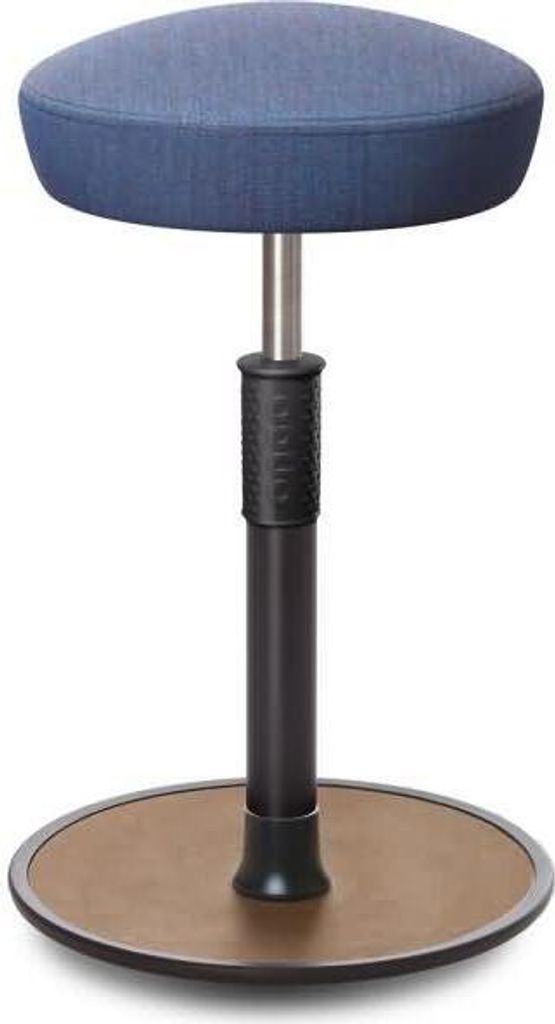 Sitz- Stehhocker Free Tall Hutsitz kvadrat Remix Jeans schwarz /Natur.
