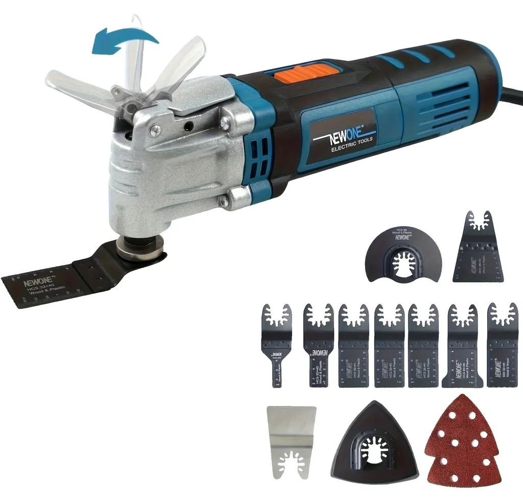 Outil multifonction oscillant Braun 600W avec 6 vitesses réglables