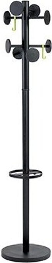 ALBA Garderobenständer "PMSTAN3 N" 8 Haken Höhe: 1.750 mm schwarz
