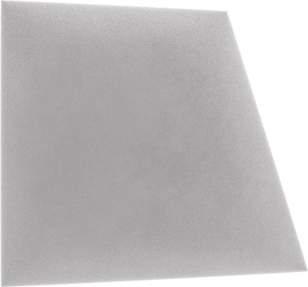 8x sossai Toppa - Wandpaneel gepolstert, Trapez 35 x 25 x 30 cm, Grau