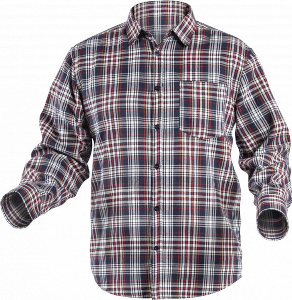 Hogert koszula robocza iller granatowo-czerwona rozm.xl