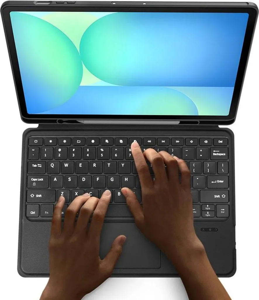 Housse avec Clavier Bluetooth pour Tablette Samsung Tab S10 FE Plus - 8