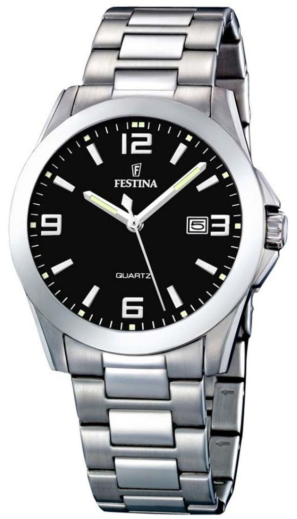 Festina Pánské hodinky z nerezové oceli s datem Classic Obrázek produktu 