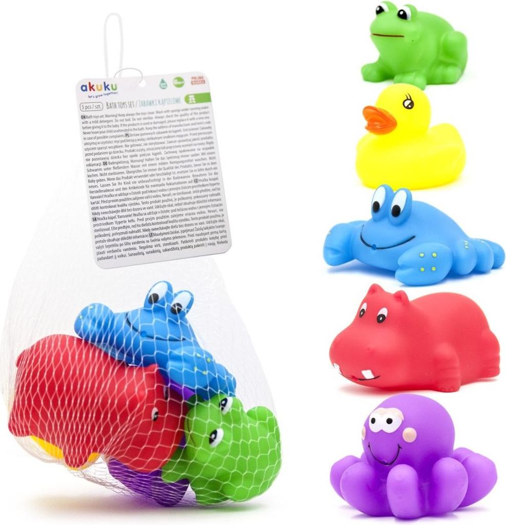 Jouet de bain Akuku petits animaux Image du produit 