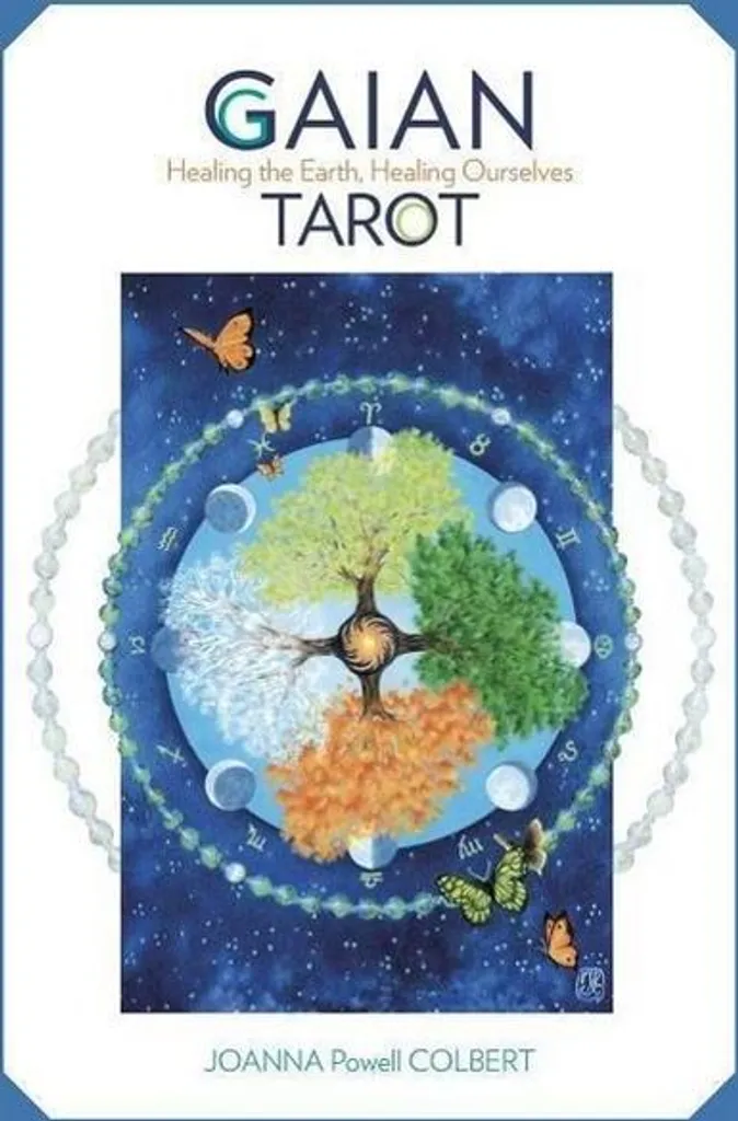 Jeu de Tarot Divinatoire Gaian : Coffret de Cartes Illustrées sur la Nature