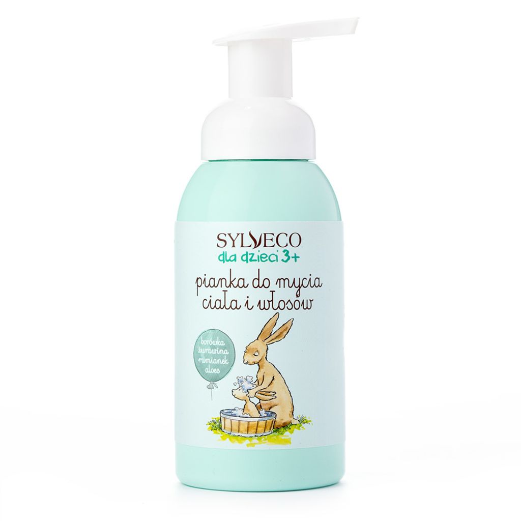 Sylveco dla dzieci, Pianka do mycia ciała i włosów, 290 ml