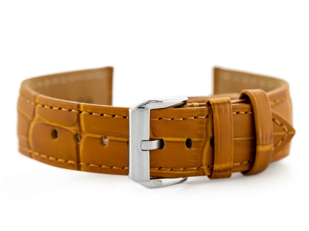Cinturino W06 20mm Pelle Marrone Chiaro per Smartwatch e Orologi
