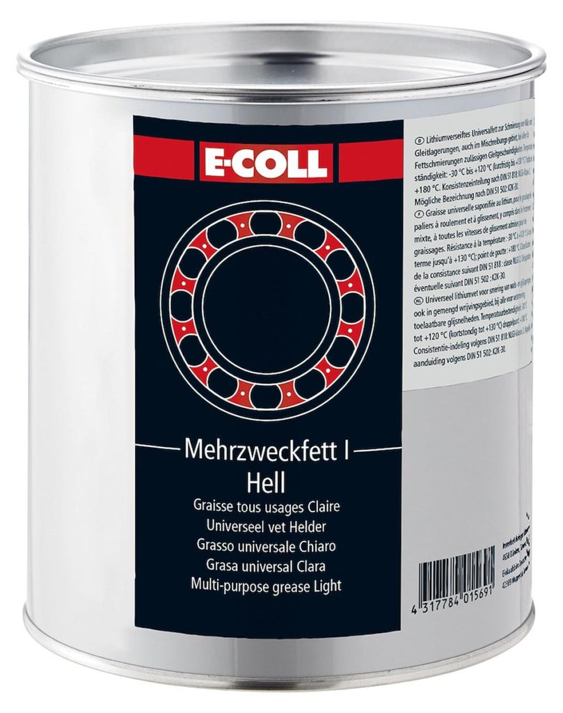 E-COLL EU Mehrzweckfett I 1kg Dose bleifrei Produktbild 