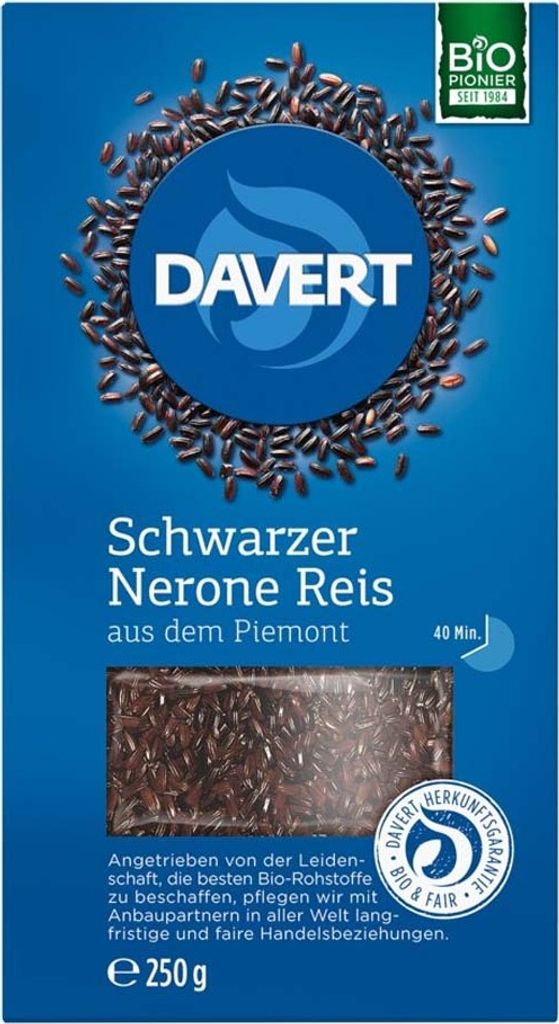 Schwarzer Nerone Reis aus dem Piemont 250g Produktbild 