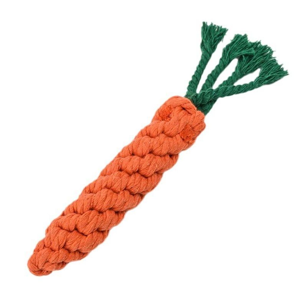 Heikoeco® Hundespielzeug Karottenform, Kauspielzeug für Produktbild 