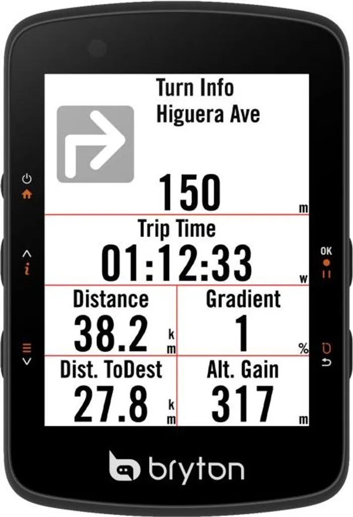 Bryton Rider 550d Cad/hrm Compteur GPS Vélo avec Capteurs Taille Unique