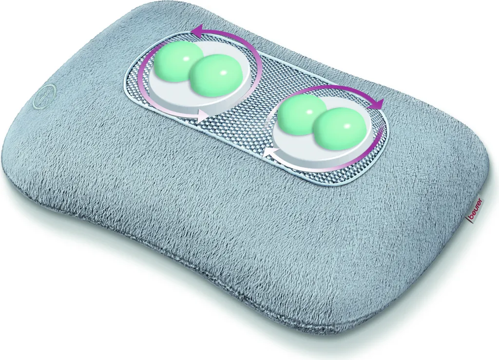 Cuscino Shiatsu Beurer MG 145: Addio Stress con Calore e 4 Teste 12W