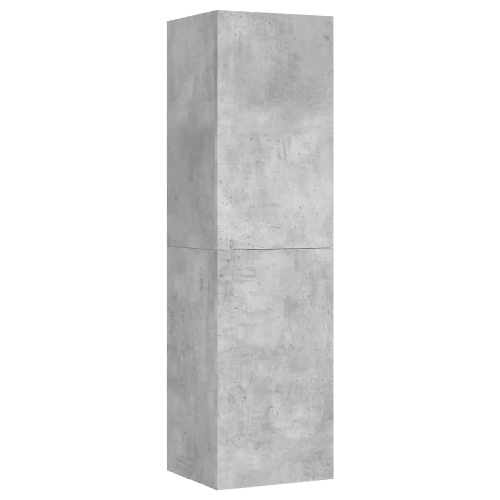 SYFAX Porta TV Multistrato 110x30x30,5 cm - Grigio Cemento Opaco