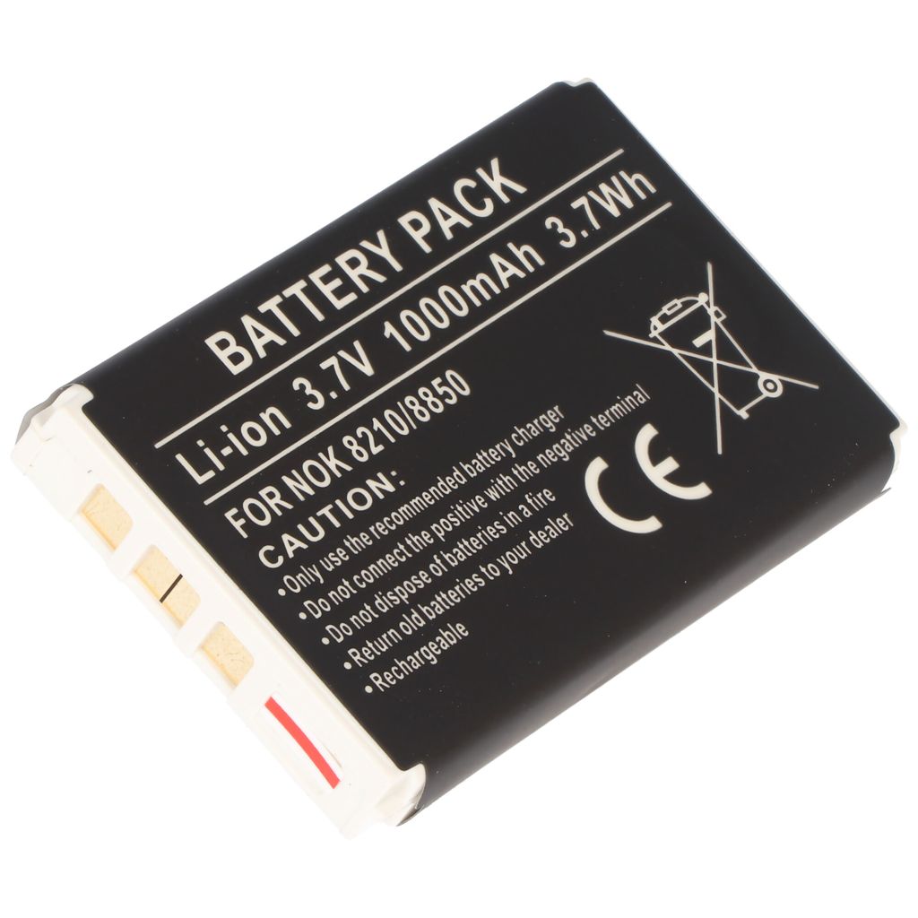 Batteria adatta per Nokia 8210, 8850, Li-Ion, 3,7V, Immagine del prodotto 