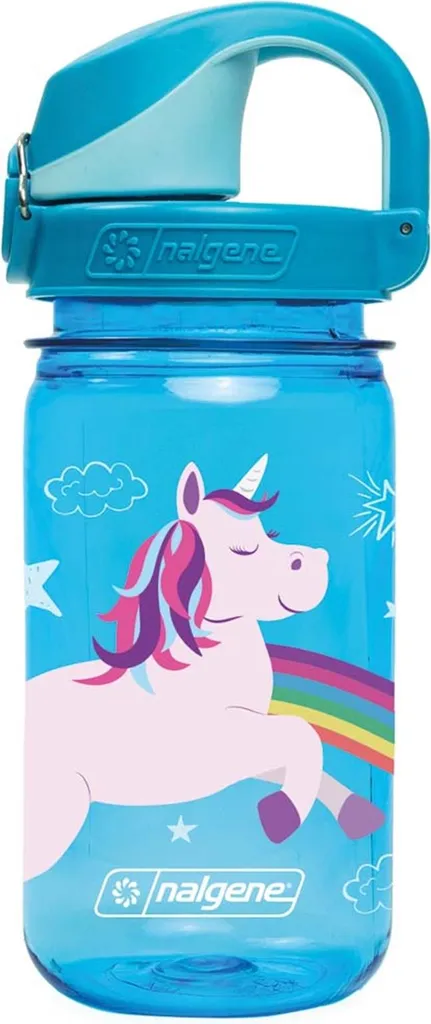 Nalgene Kids OTF SUSTAIN Borraccia 350ml Unicorno Blu per Bambini