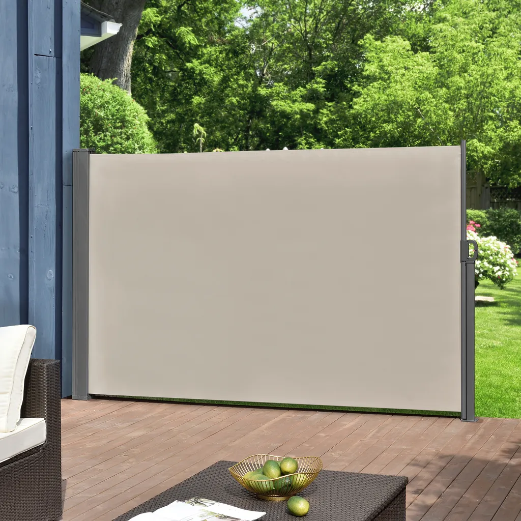 Tenda Laterale [pro.tec] 180x300cm Beige: Frangivento e Privacy Top