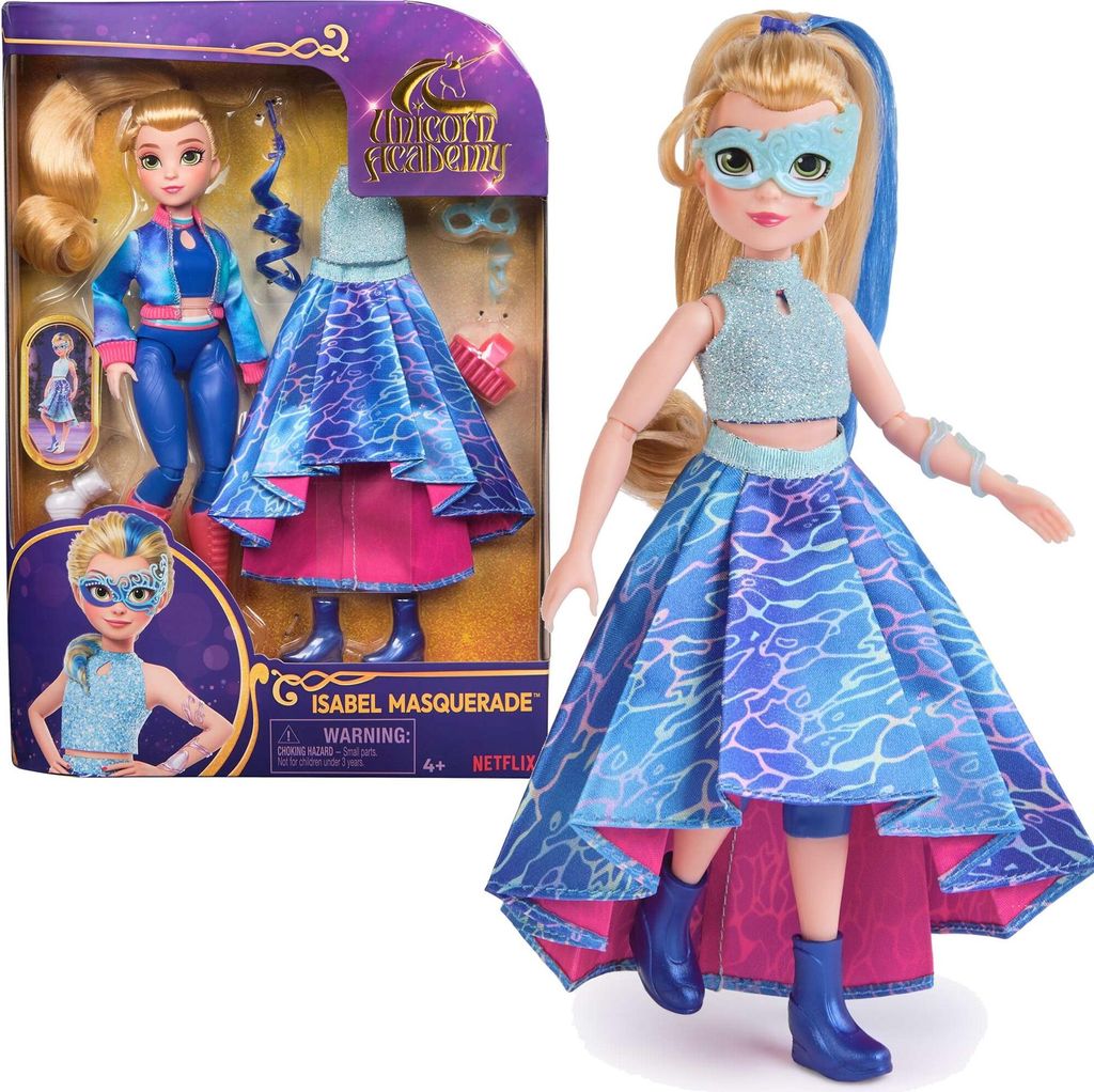 Unicorn Academy - Doll Deluxe Isabel Masked Ball - 24 cm Image du produit 