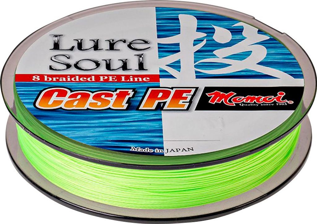 Zeck Momoi Lure Soul PE (Lime Green, 300 m)