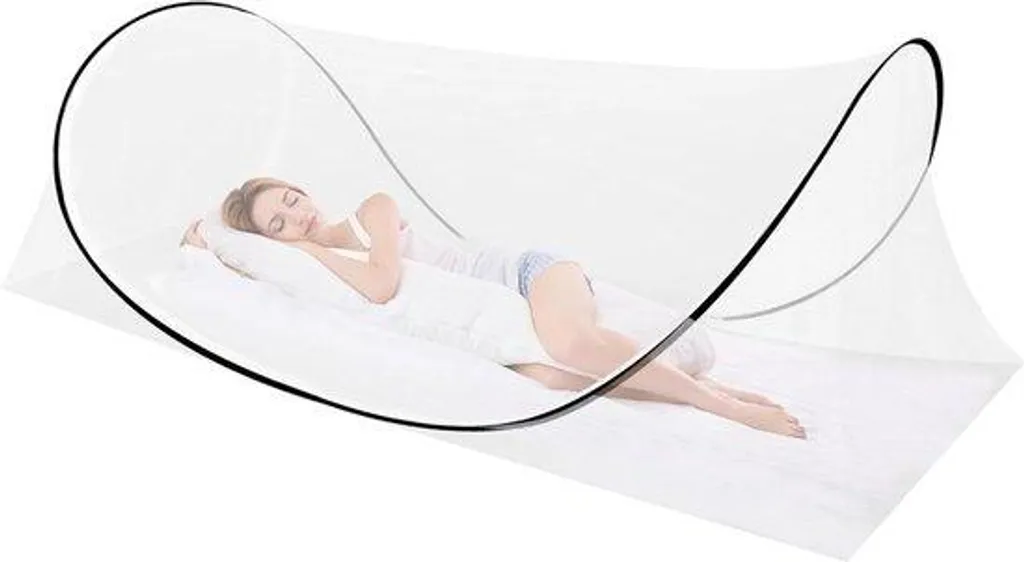 Lit-tente de voyage pliable : couchage d'appoint robuste 200x90x60 cm
