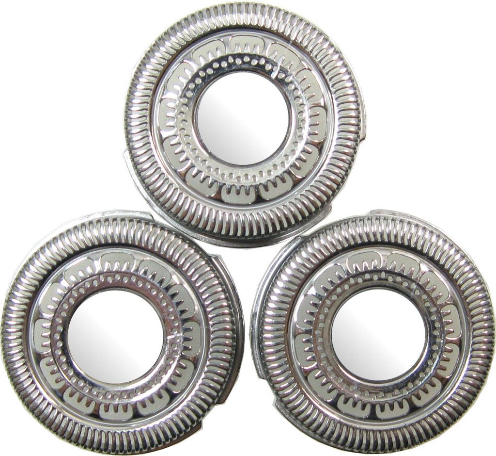 Trade-Shop 3er Set Scherkopf Messer Klingen Rasierklinge kompatibel mit Philips S8950/90 S8950/91 S9011 S9021 S9031 S9041 S9111 S9121 S9151 S9161