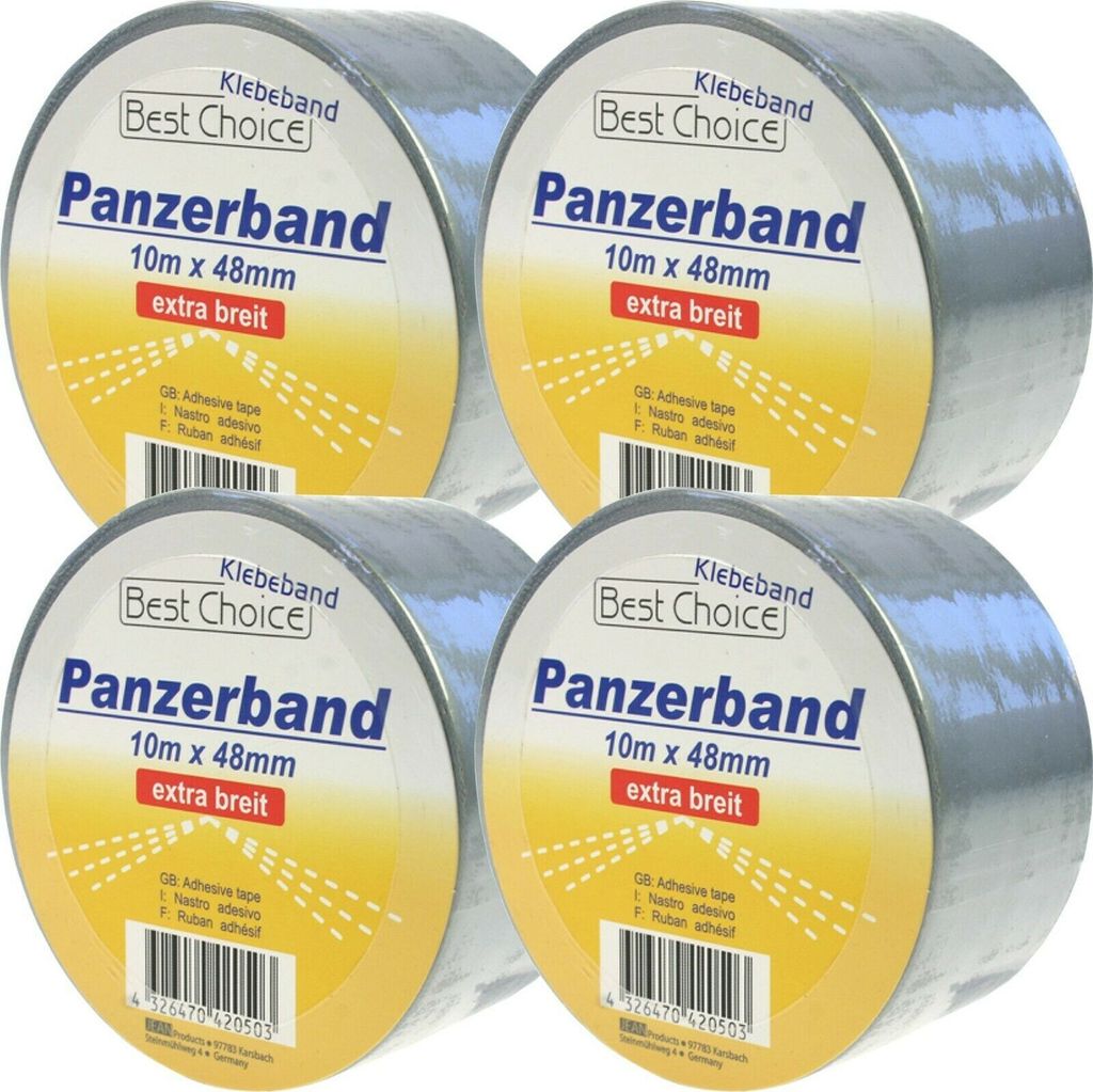 6x Panzertape Panzerband Klebeband Tape Gewebeband Gaffa Produktbild 