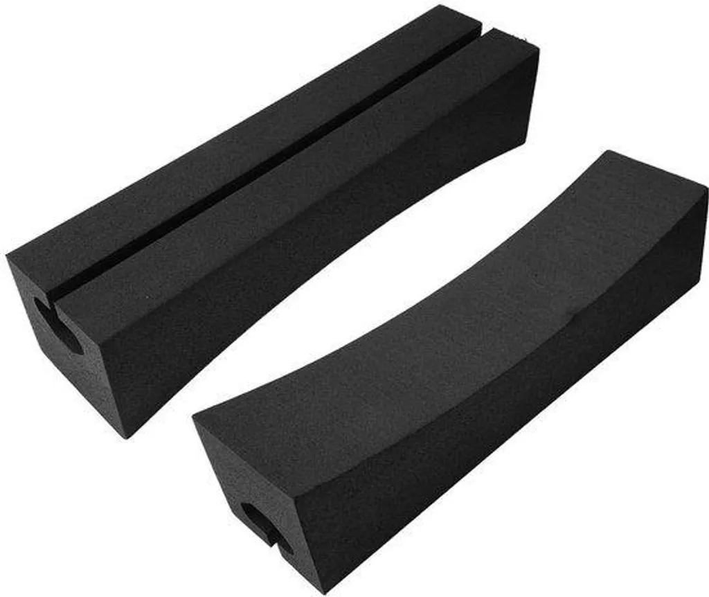 Supports de toit voiture souples lot de 2 coussins 40,5 x 9 x 10 cm