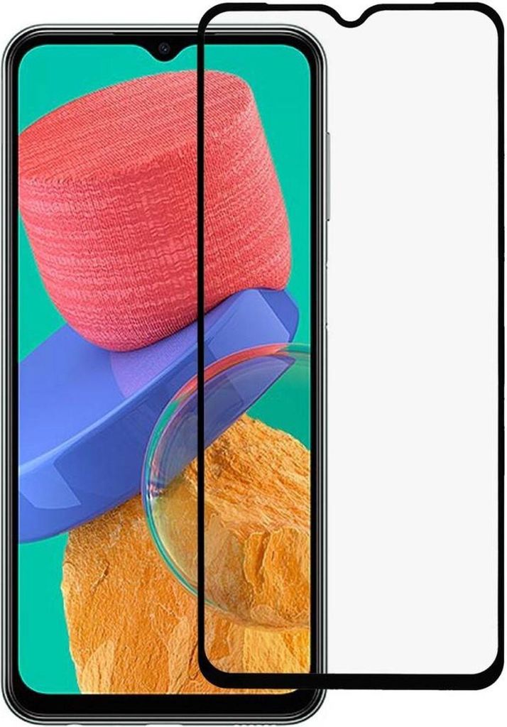 5D Schutzglas kompatibel mit Samsung Galaxy A23 5G gebogen gehärtetem Glas Film voll Klebstoff und Abdeckung