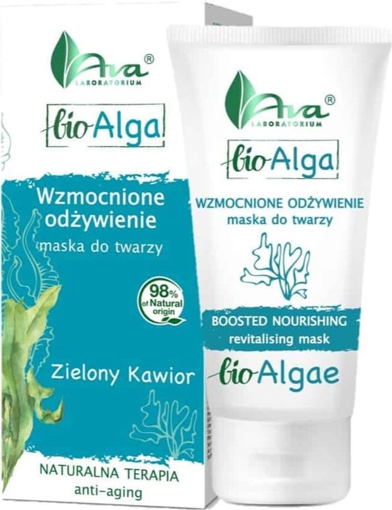 Ava Laboratorium Bio Alga Maska do twarzy - wzmocnione odżywienie skóry, 50 ml