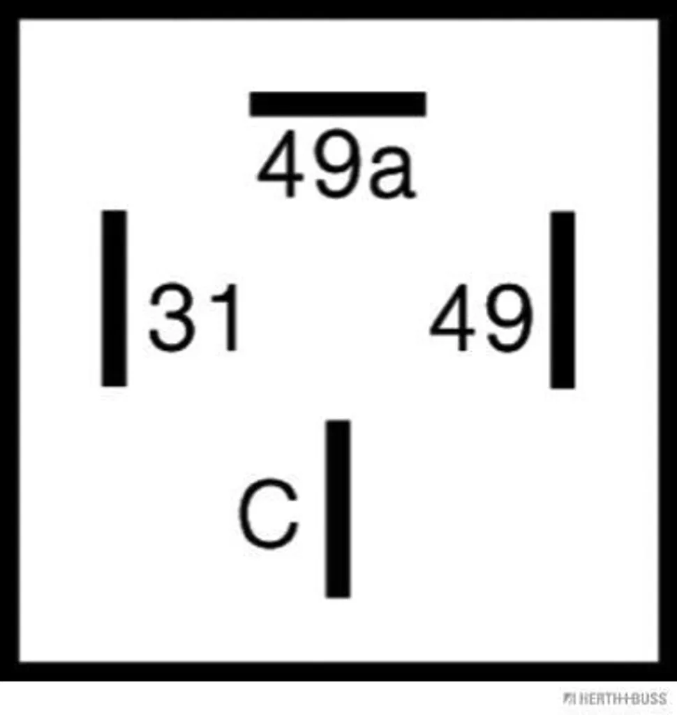 Centrale clignotante HERTH+BUSS ELPARTS pour réparation signalisation