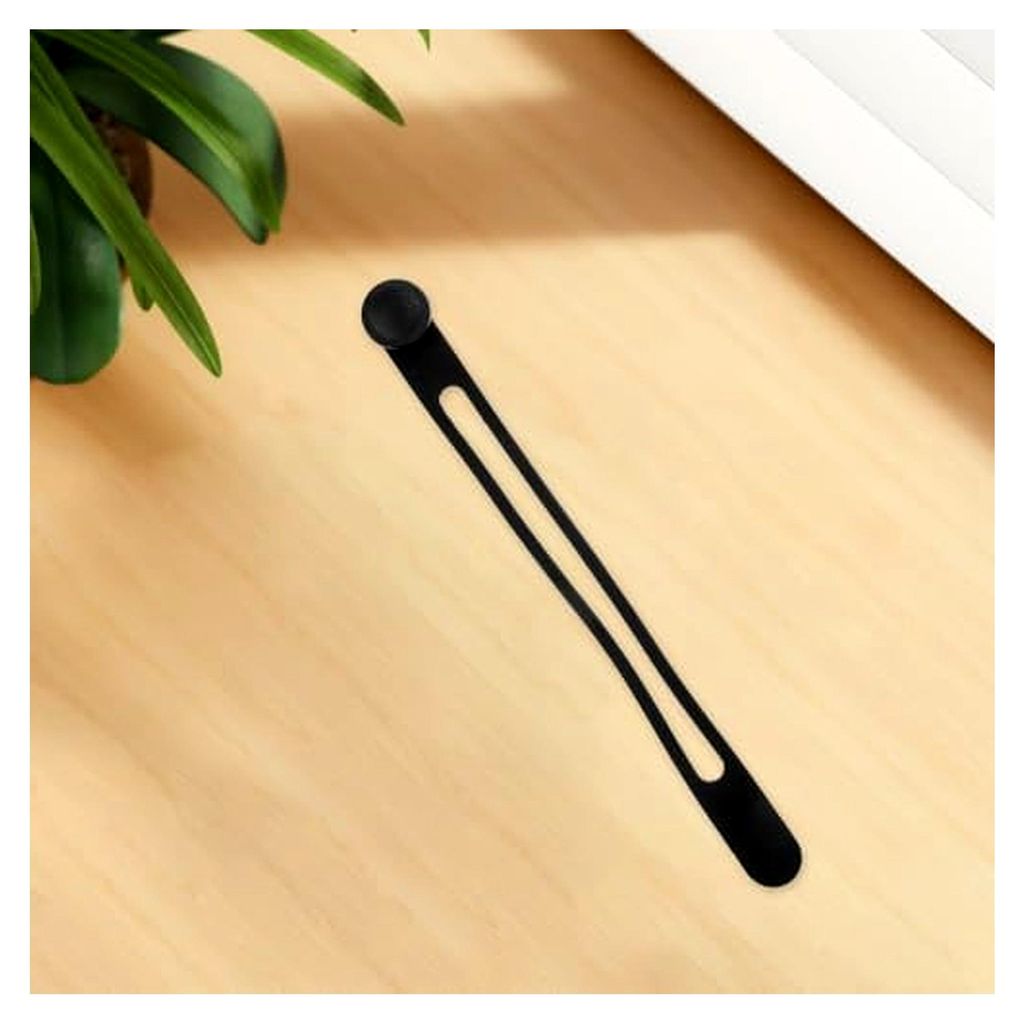 Silikon Schirmband Schwarz Elastischer Kabelbinder zur Organisation von Regenschirmen Verstellbarer Multifunktionaler Organizer für Kabel und Schirme