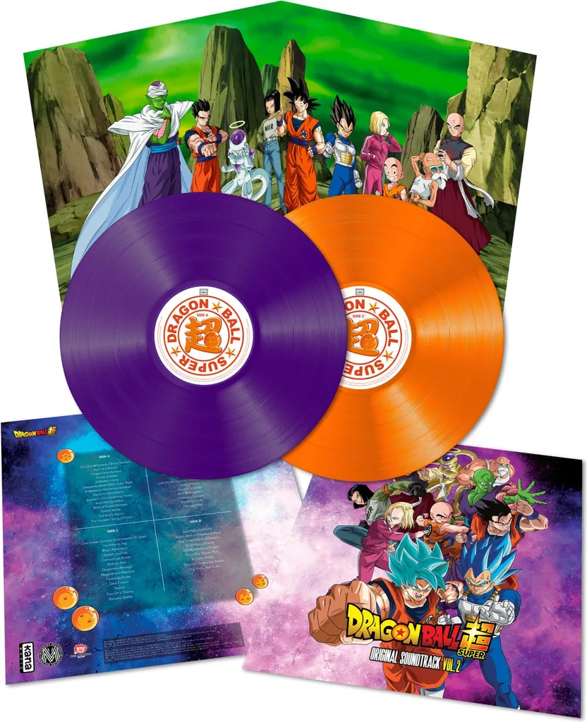 Musique Dragon Ball Super Vol 2 2xLP Vinyle pour Platine et Collection