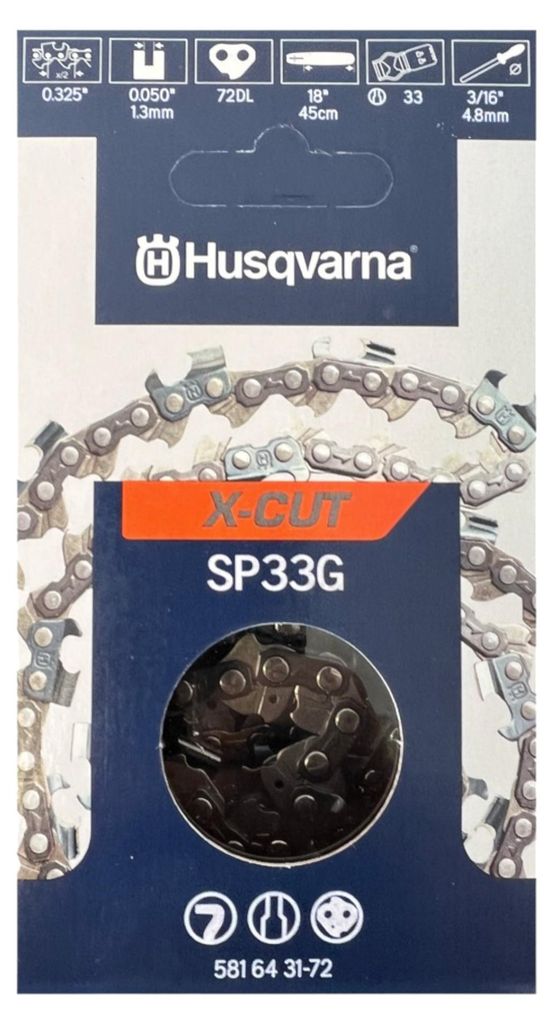 Husqvarna SP33G-72E Catena per sega 0,325 1,3 72 Immagine del prodotto 