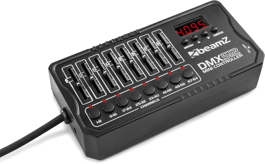 BeamZ DMX-512, Schwarz, IP20, 220-240, 12 V, 50 Hz, 450 g, 85,5 mm