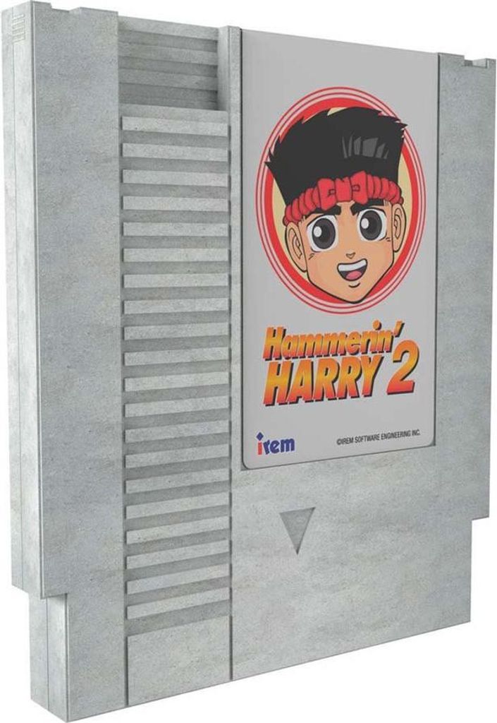 Nintendo Games Hammerin Harry 2 Nes Retro-konsolenspiel Grau One Size / EU Plug 220V Grau One Size
