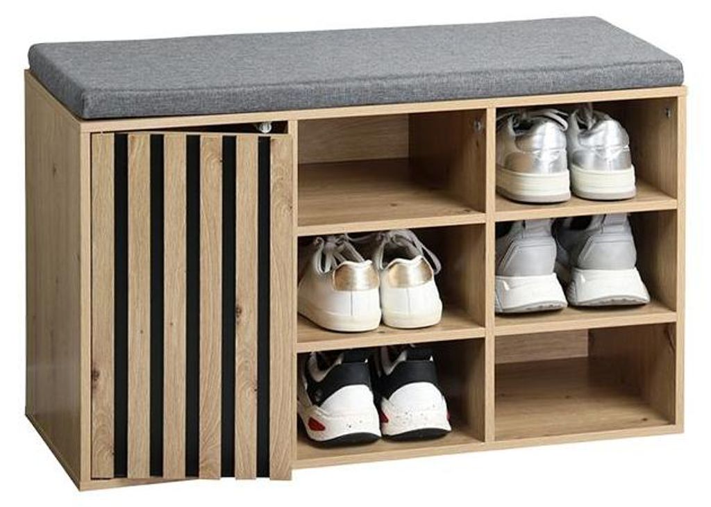 Schuhschrank mit Sitzkissen, Produktbild 