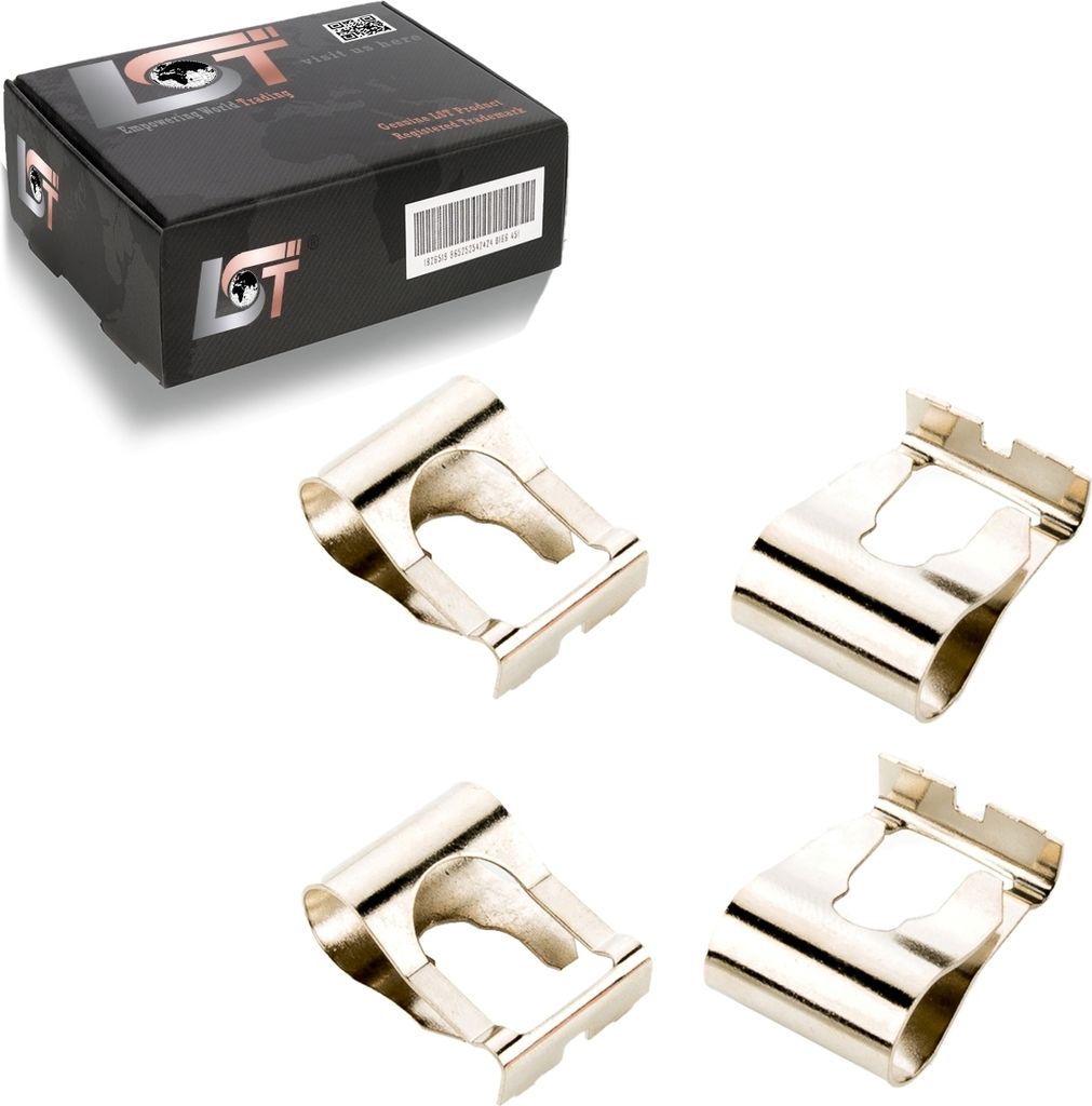 4x Scheibenwischer Wischergestänge Reparatur Klammer Clips Produktbild 
