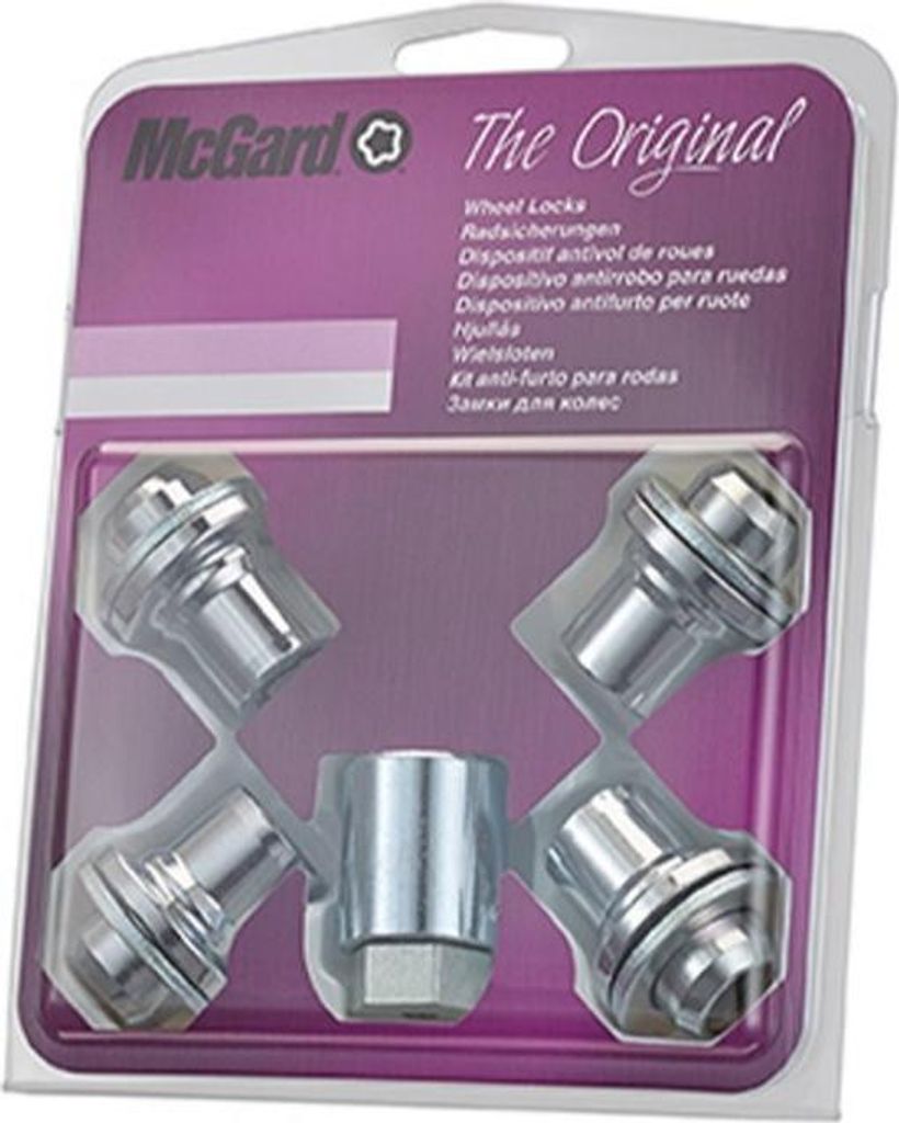 MCGARD The Original Felgenschlösser Satz silber М14 SW22 40.8mm Länge