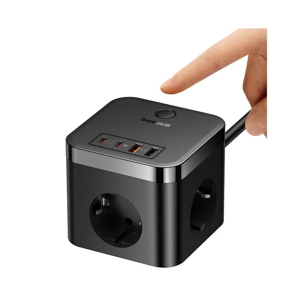 Chargeur de bureau Baseus PowerCombo Cube pour PC portable et mobile