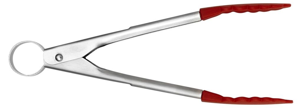 CUISIPRO Mini-Koch- und Servierzange rot, Länge: 18 cm