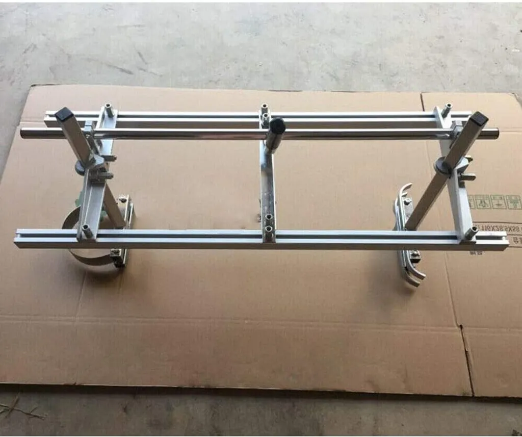 Guide de Sciage Mobile pour Planches et Poutres - Tronçonneuse 18 à 48'' - 10