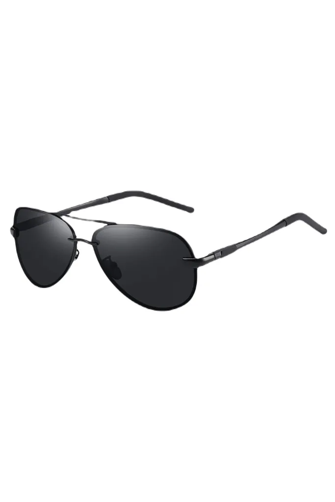 Lunettes de soleil polarisées VeyRey Laudin verre noir - Protection UV400