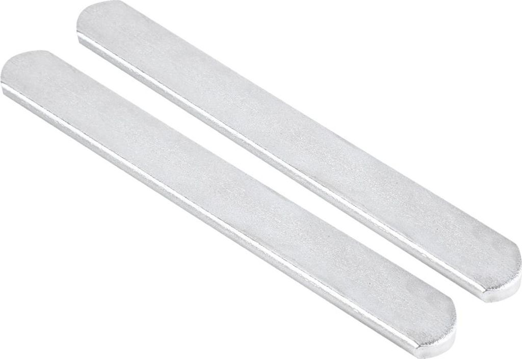 2 -pcs -plattierte Stahlplatten für einstellte Gewichtsweste und Beinschienbein -Wächter 25 cm