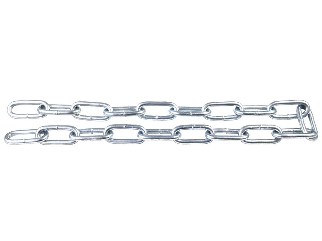 EUROLITE Rundstahlkette 8mm, WLL 200kg, 1m