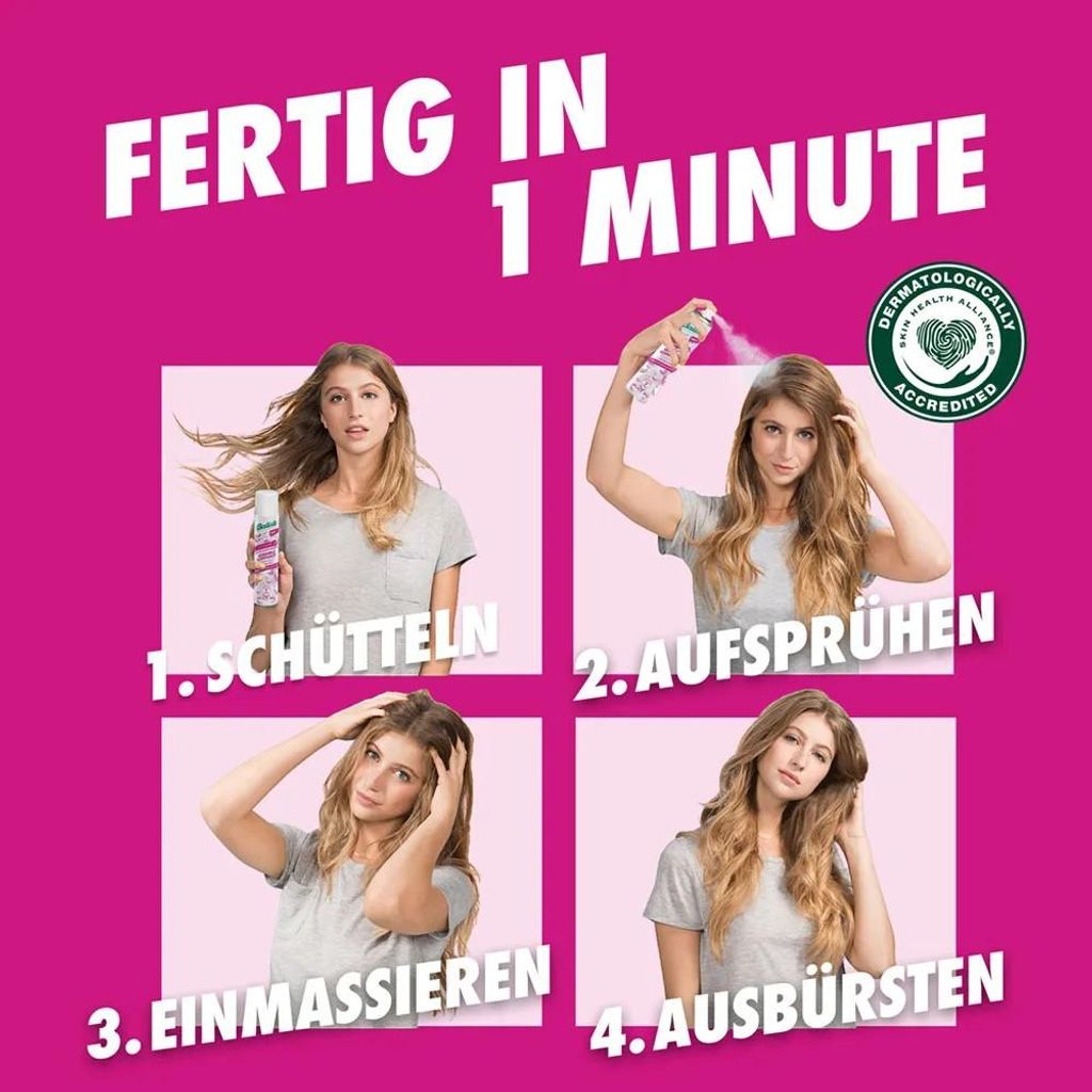 Batiste Sensible Kopfhaut LEICHTER DUFT - Trockenshampoo 200ml